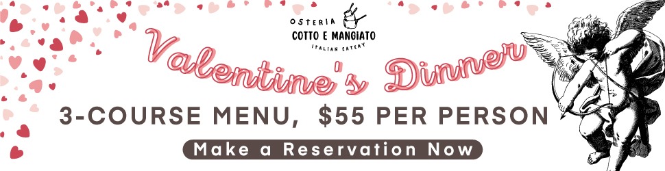 Announcing Our Special Valentine’s Day Menu!